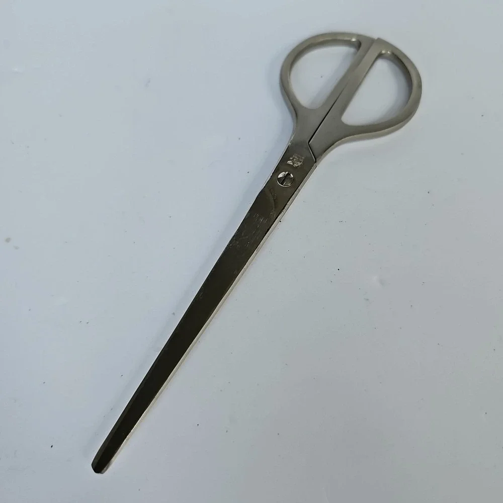 Vtg Lerche Solingen German Mid Century Modern Desktop Full Moon Scissors 9